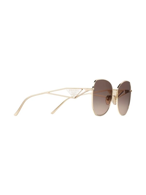 Prada Eyewear Symbole zonnebril met oversized montuur - Goud