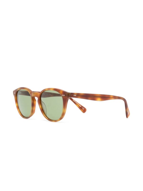 Oliver Peoples Desmon Sun zonnebril met rond montuur - Bruin