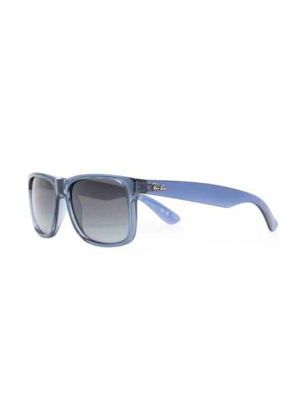 Ray-Ban Justin zonnebril met vierkant montuur - Blauw
