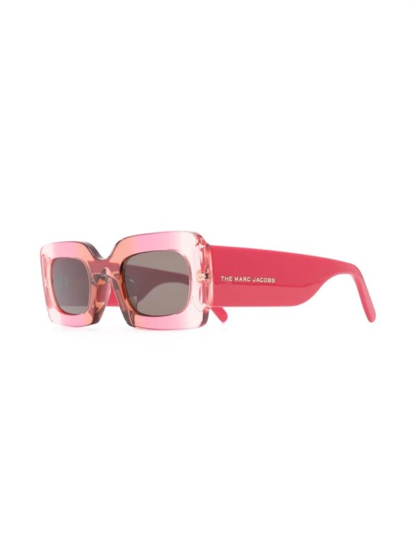 Marc Jacobs Eyewear Zonnebril met vierkant montuur - Rood