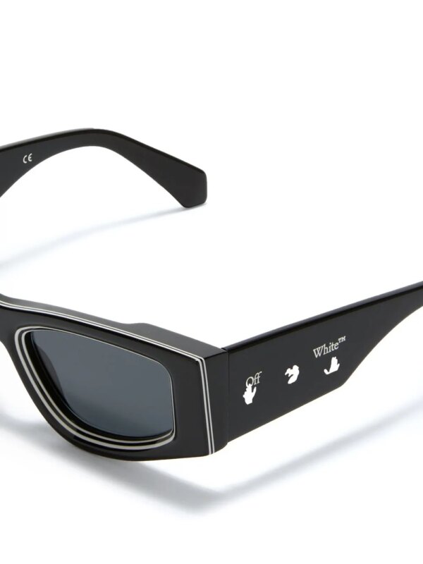 Off-White Eyewear Zonnebril met vierkant montuur - Grijs