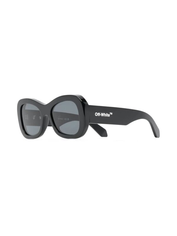 Off-White Eyewear Zonnebril met ovaal montuur - Zwart
