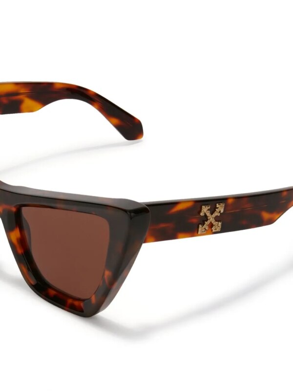 Off-White Eyewear Edvard zonnebril met cat-eye montuur - Bruin