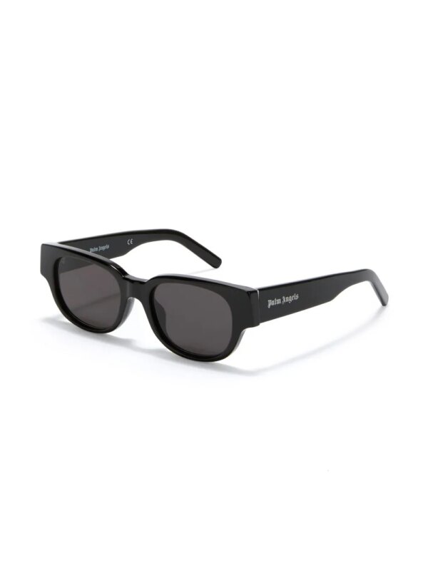 Palm Angels Eyewear Redondo zonnebril - Zwart