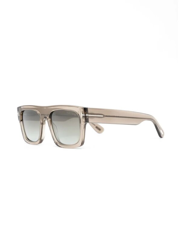 TOM FORD Eyewear Zonnebril met vierkant montuur - Grijs