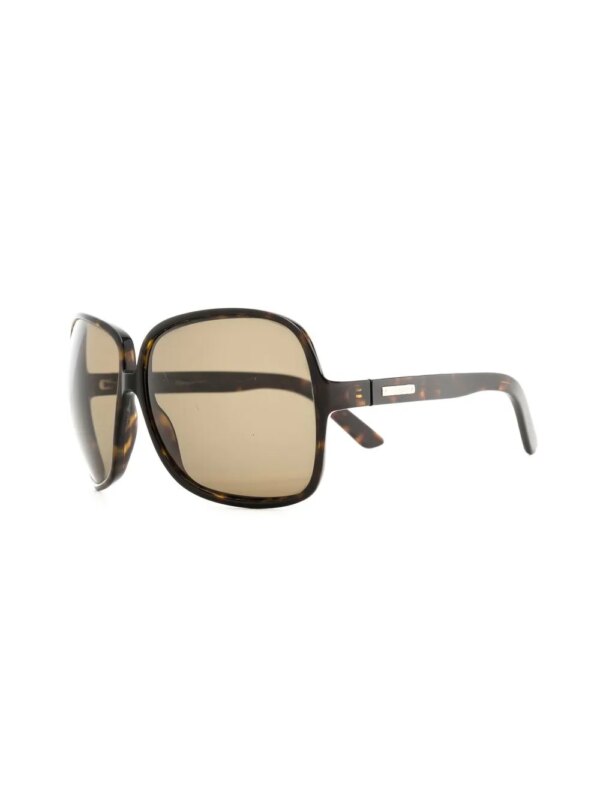 Saint Laurent Pre-Owned Zonnebril met getinte glazen - Bruin
