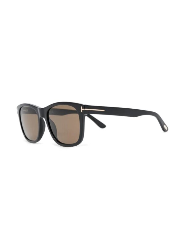 TOM FORD Eyewear Zonnebril met wayfarer montuur - Zwart