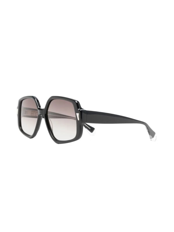 GIGI STUDIOS Olympia zonnebril met oversized montuur - Zwart