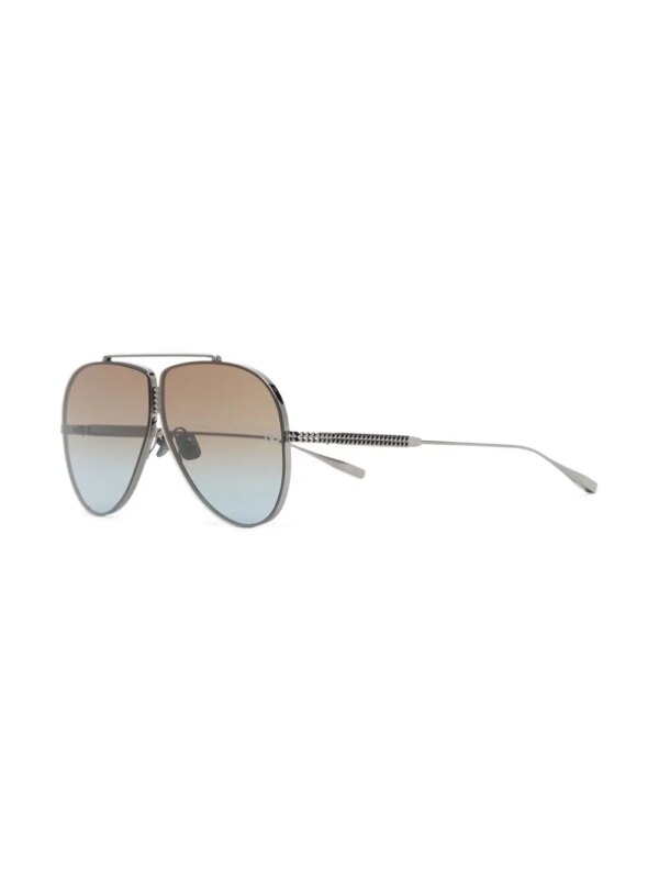 VALENTINO GARAVANI EYEWEAR Rockstud zonnebril met piloten montuur - Zwart
