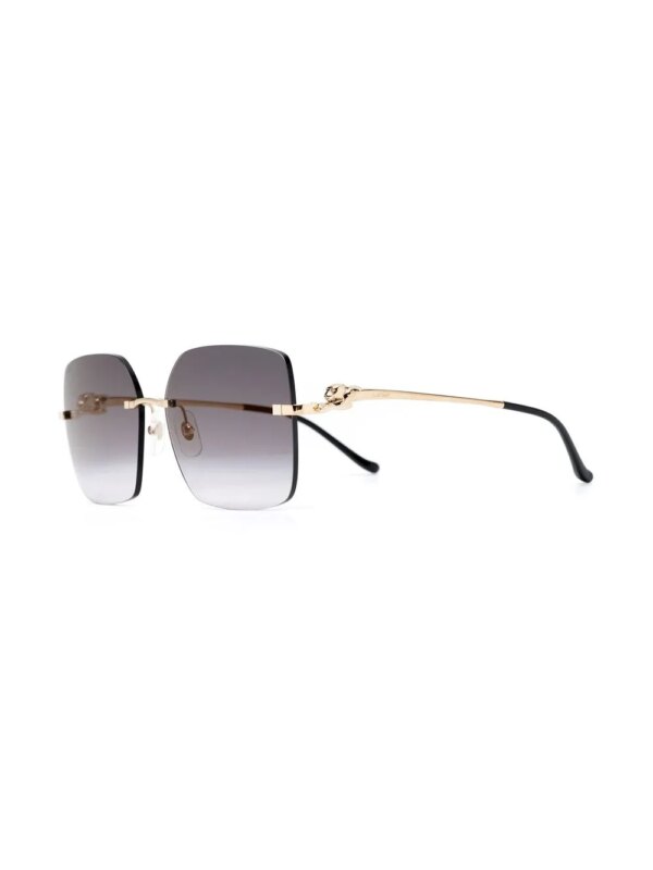 Cartier Eyewear Zonnebril met kleurverloop - Goud