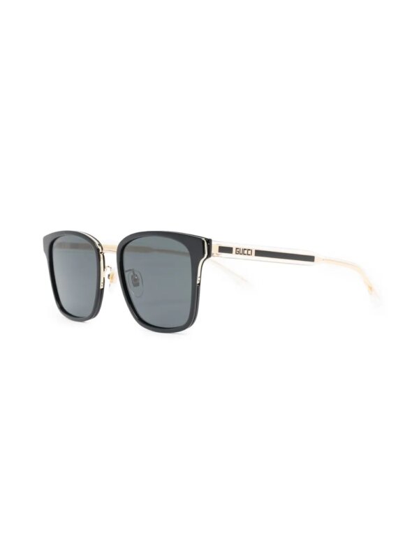 Gucci Eyewear GG0563SKN zonnebril met vierkant montuur - Zwart