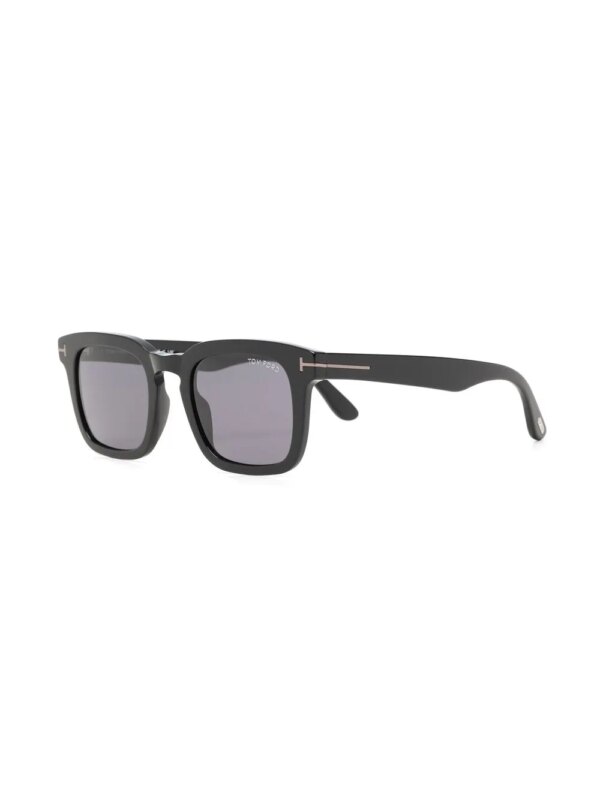 TOM FORD Eyewear Zonnebril met vierkant montuur - Zwart