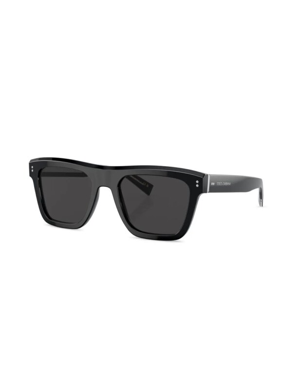 Dolce & Gabbana Eyewear Zonnebril met vierkant montuur - Zwart