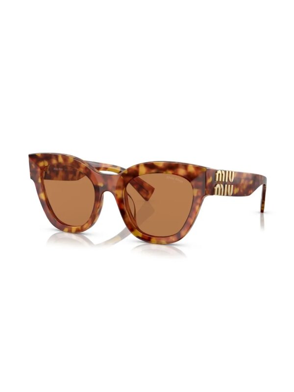 Miu Miu Eyewear Zonnebril met cat-eye montuur - Groen