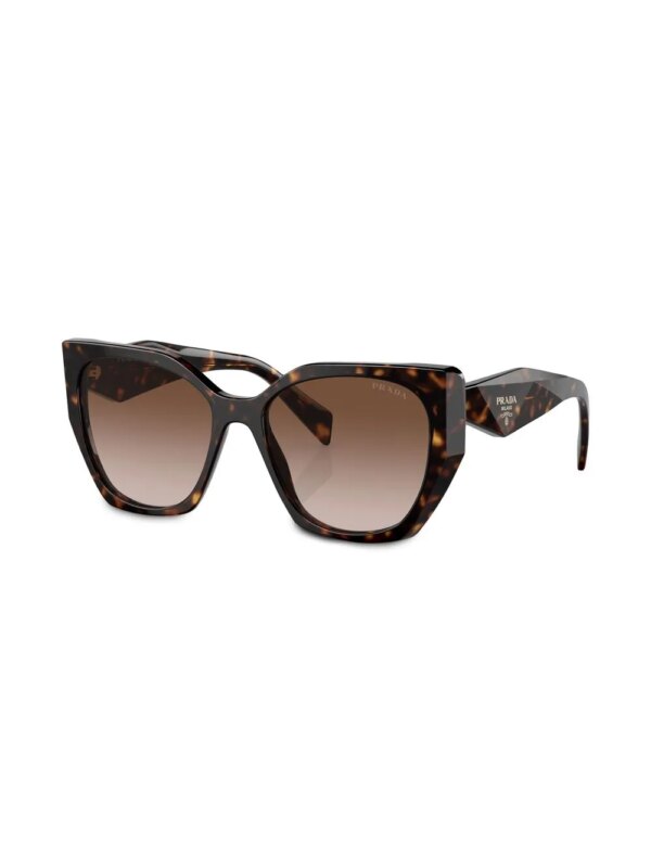 Prada Eyewear Zonnebril met schildpadschild design - Groen