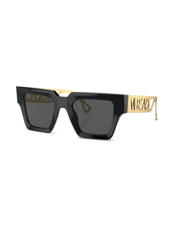 Versace Eyewear Zonnebril met vierkant montuur - Zwart