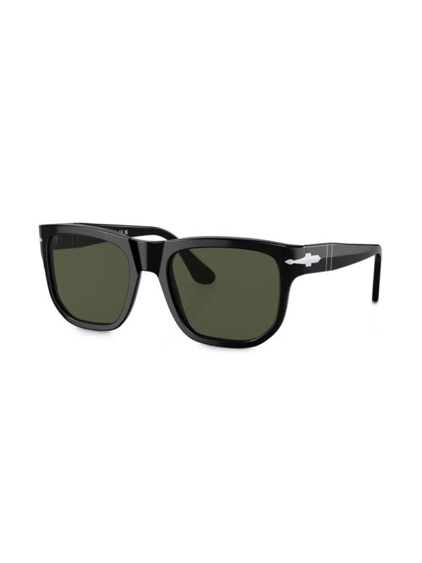 Persol Zonnebril met wayfarer montuur - Zwart