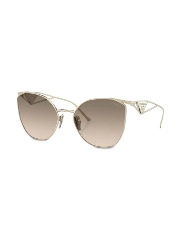 Prada Eyewear Zonnebril met cat-eye montuur - Goud