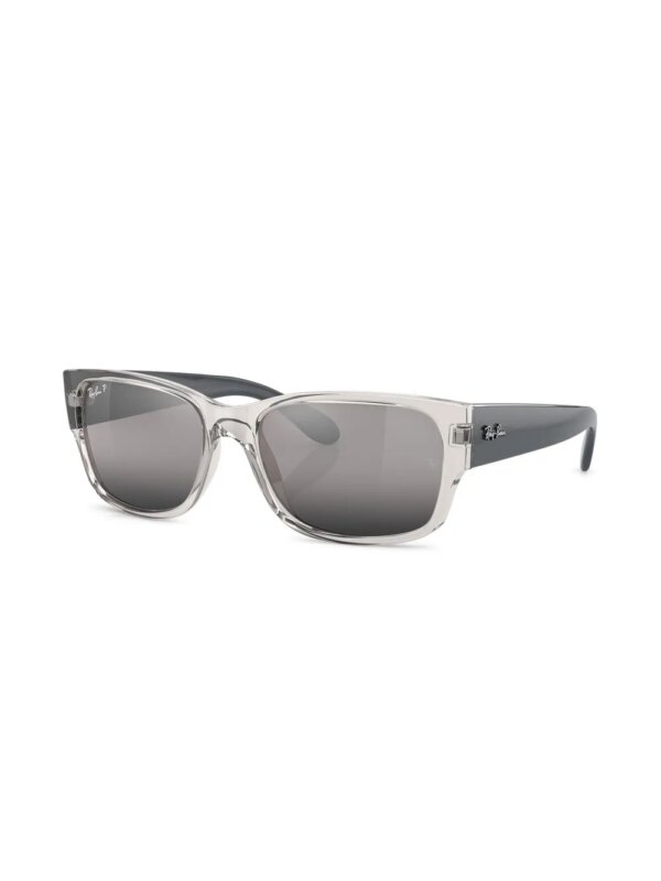 Ray-Ban Zonnebril met wayfarer montuur - Grijs