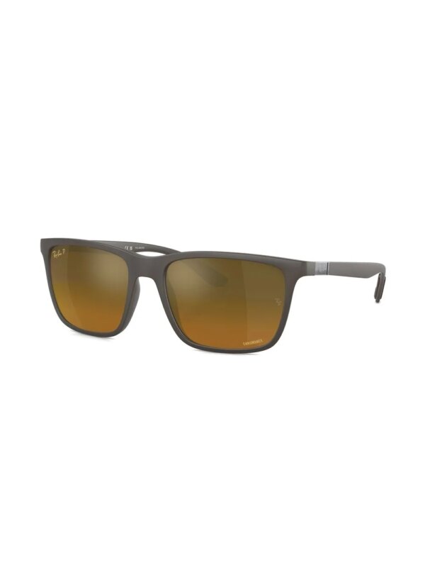 Ray-Ban RB 4385 zonnebril met wayfarer montuur - Bruin