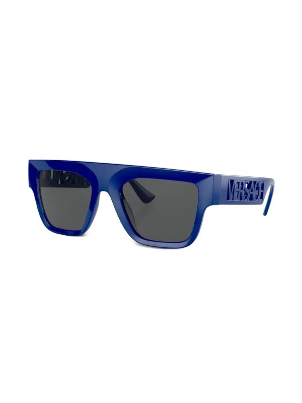 Versace Eyewear Zonnebril met vierkant montuur - Blauw