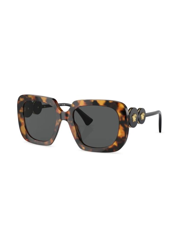 Versace Eyewear Zonnebril met vierkant montuur - Groen