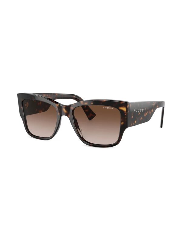 Vogue Eyewear Zonnebril met vierkant montuur - Bruin