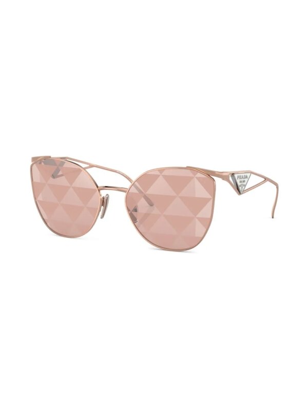 Prada Eyewear Zonnebril met logo - Roze