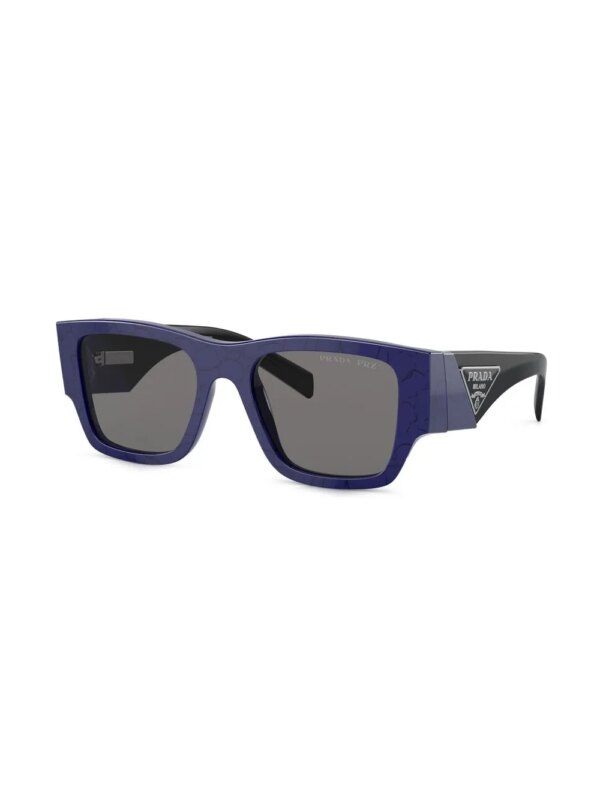 Prada Eyewear Zonnebril met vierkant montuur - Blauw