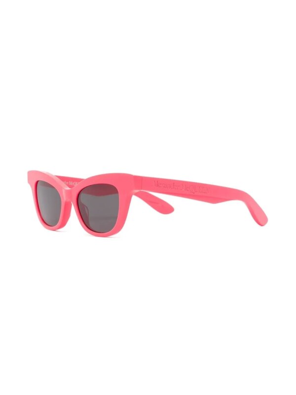 Alexander McQueen Eyewear Zonnebril met cat-eye montuur - Roze