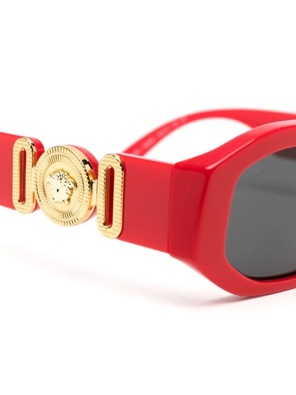 Versace Kids Zonnebril met Medusa amulet - Rood