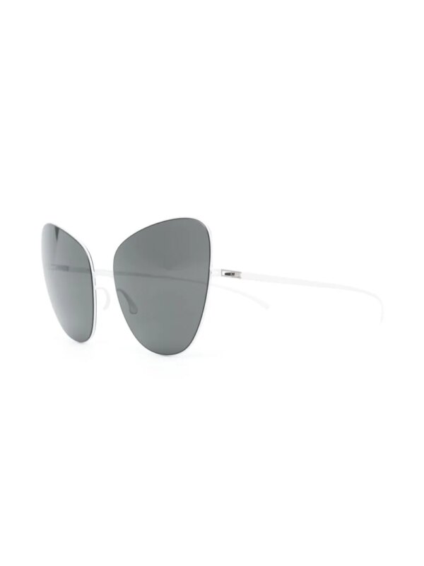 Mykita Zonnebril met ovaal montuur - Wit