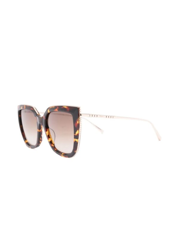 Chopard Eyewear Zonnebril met cat-eye montuur - Bruin
