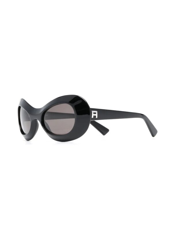 Ambush Eyewear Zonnebril met ovaal montuur - Zwart