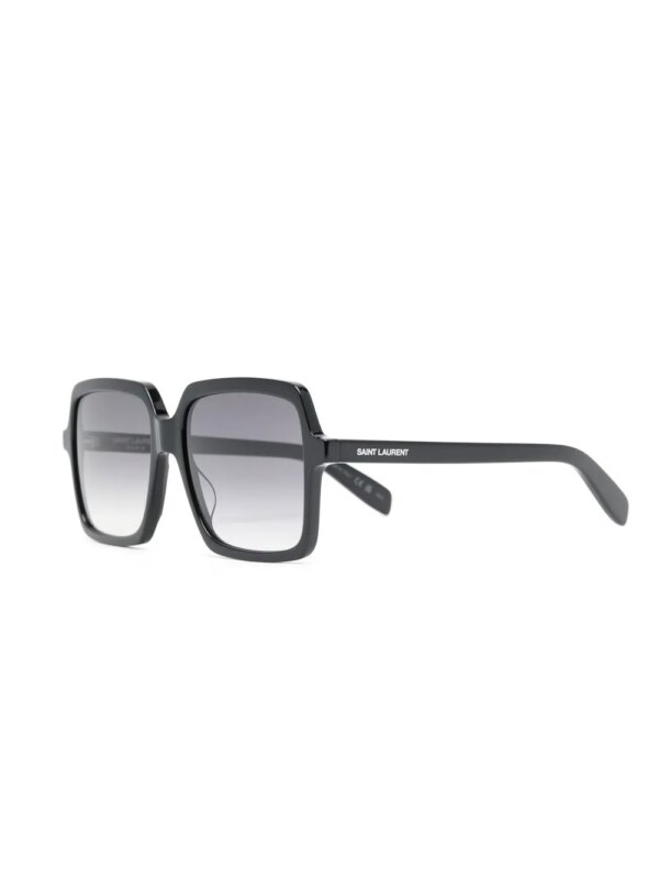 Saint Laurent Eyewear Zonnebril met oversized montuur - Zwart