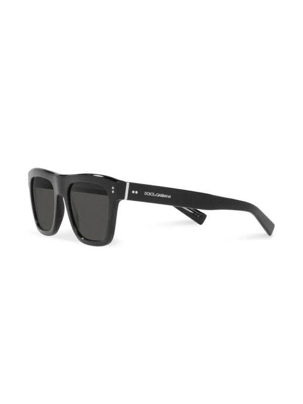 Dolce & Gabbana Eyewear Zonnebril met vierkant montuur - Zwart