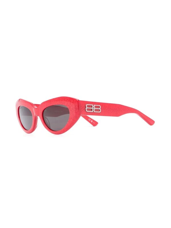 Balenciaga Eyewear Zonnebril met cat-eye montuur - Rood
