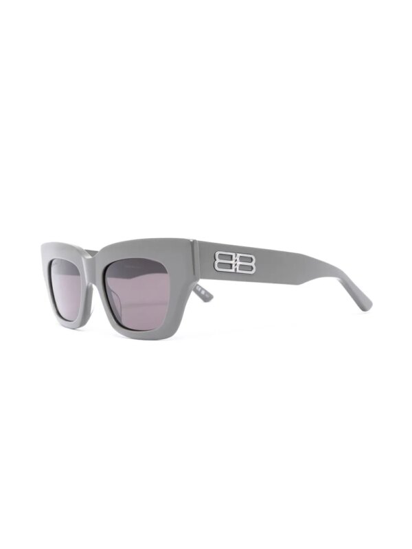 Balenciaga Eyewear Zonnebril met vierkant montuur - Grijs