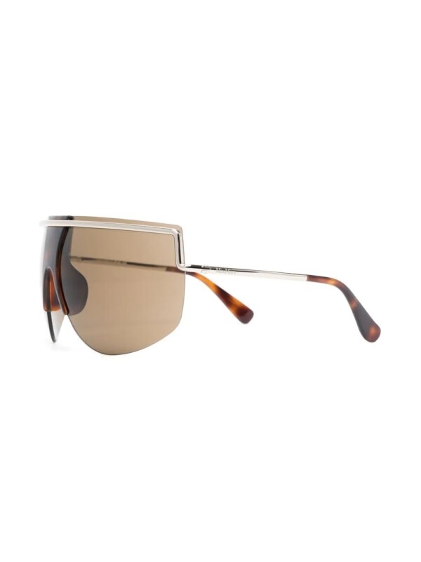 Max Mara Eyewear Zonnebril met oversized montuur - Bruin