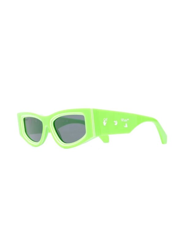 Off-White Eyewear Andy cat-eye zonnebril - Groen