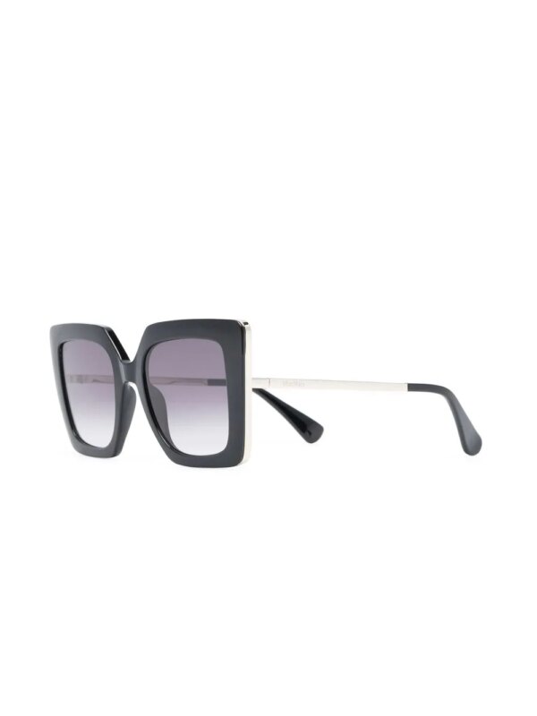 Max Mara Eyewear Zonnebril met vierkant montuur - Zwart