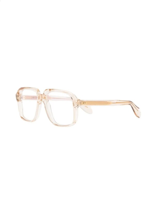 Cutler & Gross Zonnebril met vierkant montuur - Beige