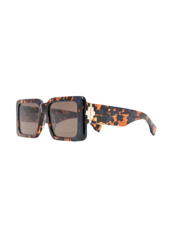 Marcelo Burlon County of Milan Eyewear Zonnebril met oversized montuur - Bruin