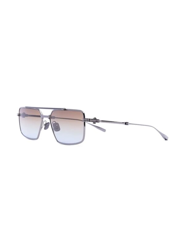 VALENTINO GARAVANI EYEWEAR Rockstud zonnebril met piloten montuur - Zwart