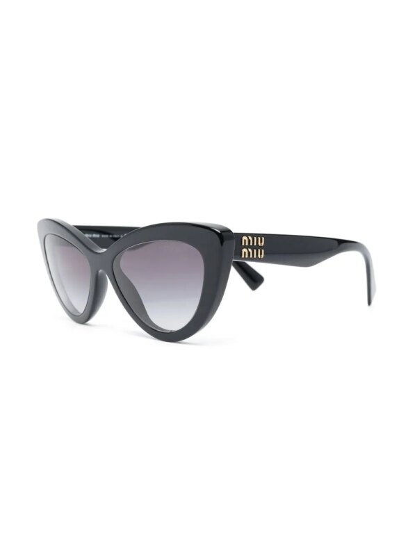Miu Miu Eyewear Zonnebril met cat-eye montuur - Zwart