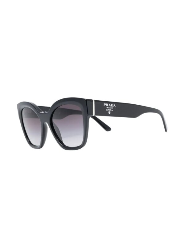 Prada Eyewear Zonnebril met vlindermontuur - Zwart