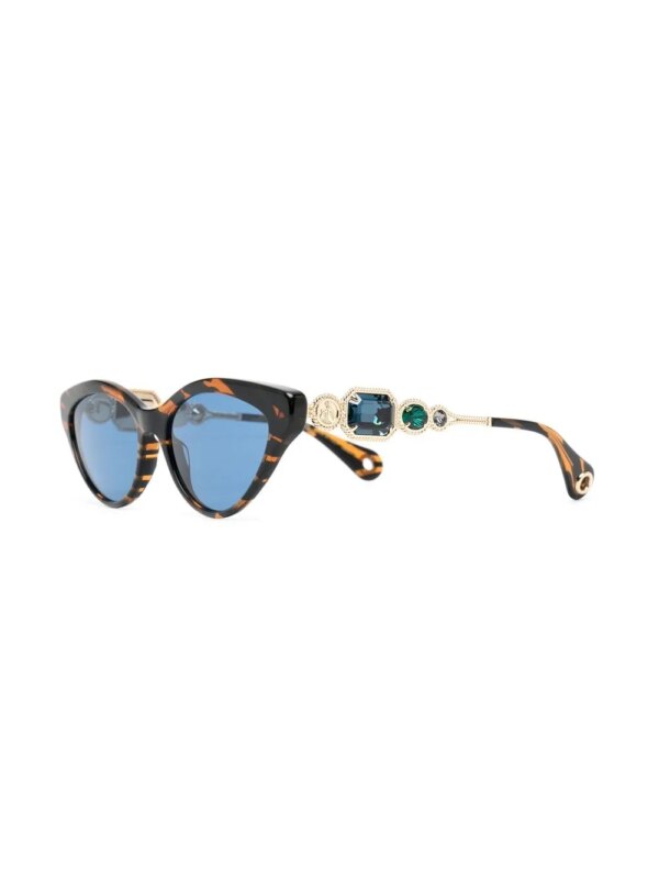 Lanvin Zonnebril met cat-eye montuur - Bruin