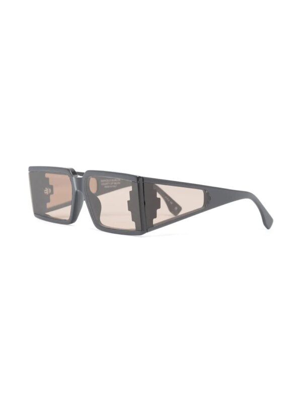 Marcelo Burlon County of Milan Eyewear Fagus zonnebril met vierkant montuur - Grijs