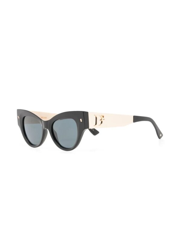 DSQUARED2 EYEWEAR Zonnebril met cat-eye montuur - Zwart