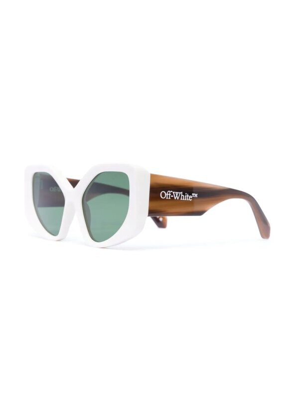Off-White Eyewear Denver zonnebril met logoprint - Wit